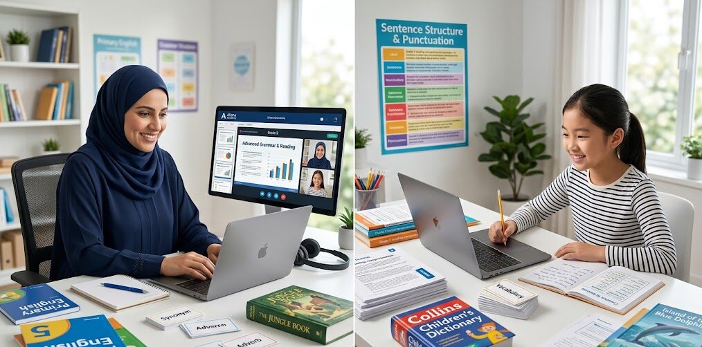 Grade 5 English Online Live Classroom - Aliora Academy