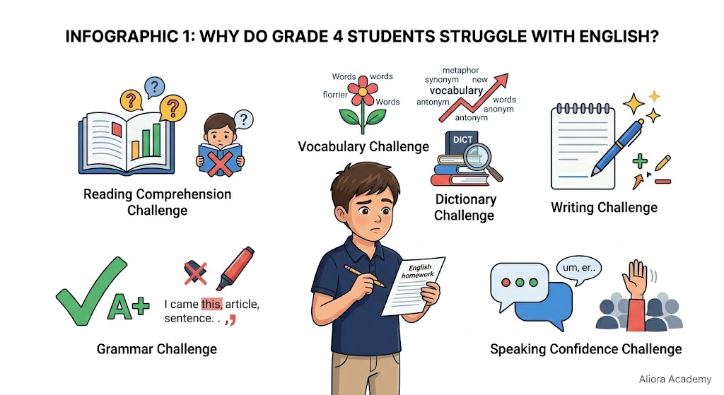 English Learning Program Grade 4 - One on One Mentorship