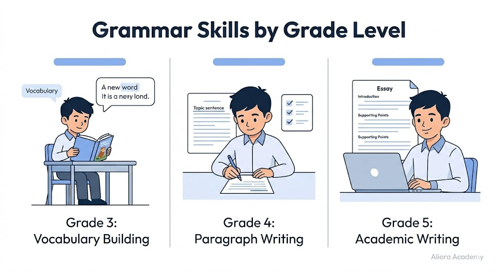 how to help a child improve English grammar at home