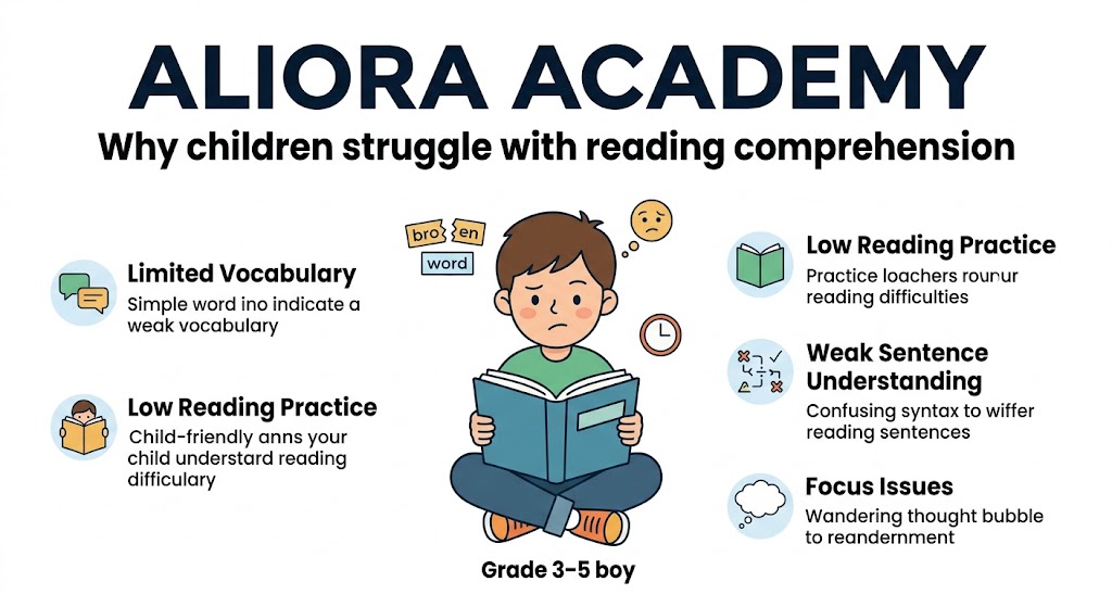 Child Struggles With Reading Comprehension