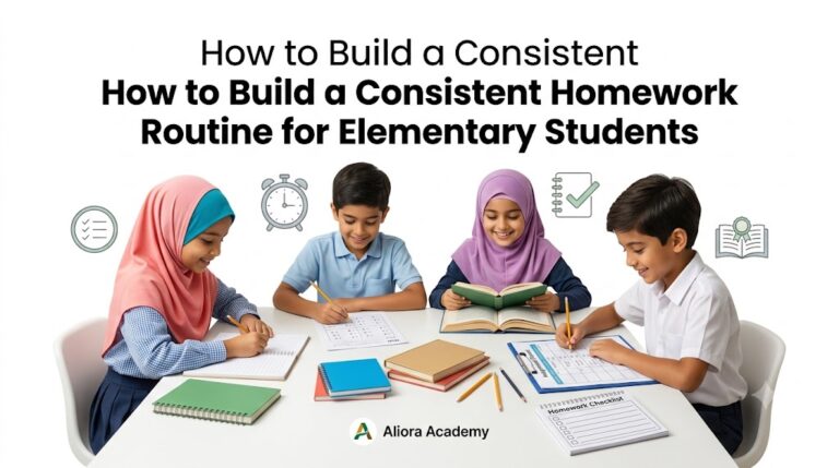 How to Build a Consistent Homework Routine for Elementary Students