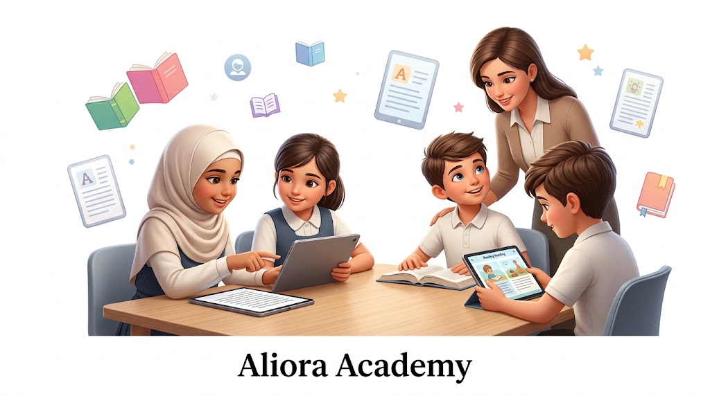 Parent choosing the right online reading program for elementary school child