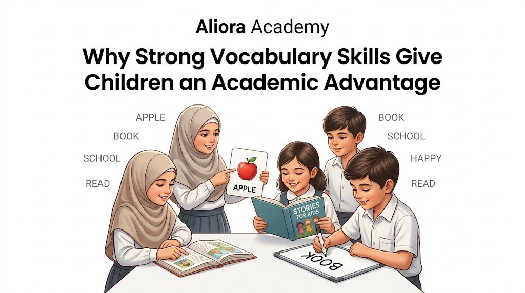 Strong vocabulary skills giving children an academic advantage in reading and writing