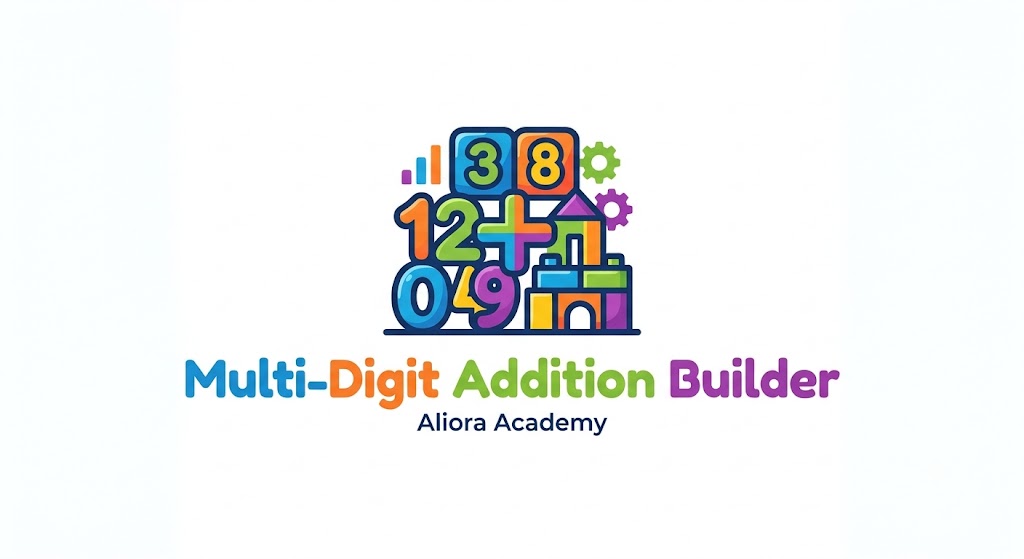 Multi-Digit Addition Builder – Free online tool for practicing multi-digit addition