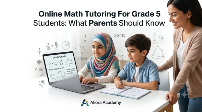 Online Math Tutoring For Grade 5 Students