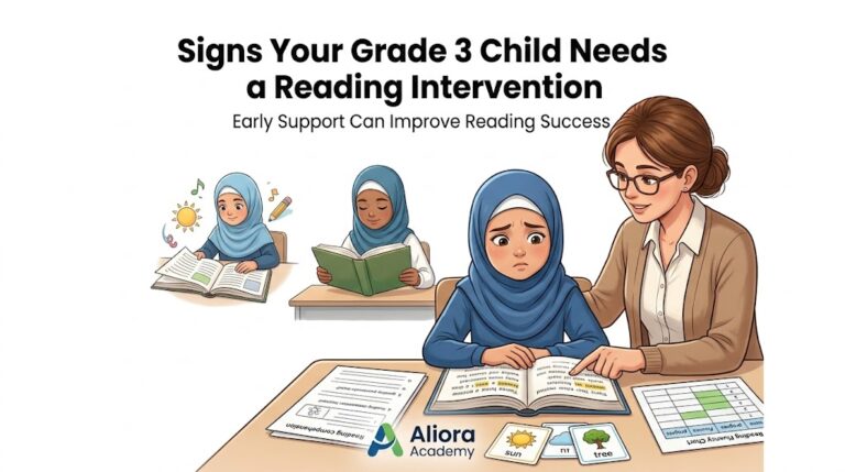 Signs Your Grade 3 Child Needs a Reading Intervention