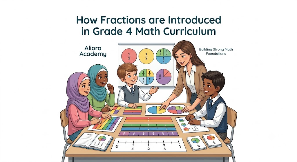 Visual fraction models helping children understand fractions in Grade 4