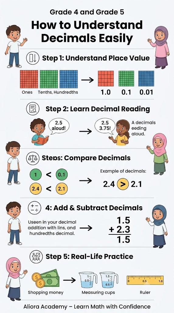 Understanding Decimals for Grade 4 and Grade 5 Students