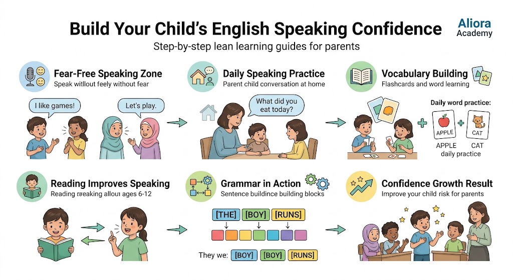Building English speaking confidence in children at home